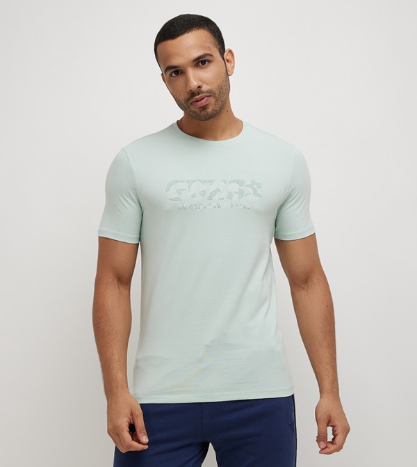 Logo Printed Crew Neck T-Shirt