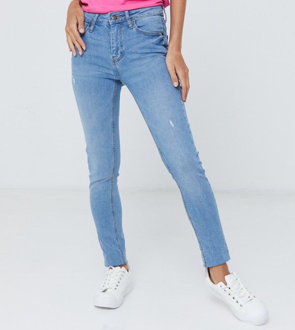 High Rise Ankle Jeggings