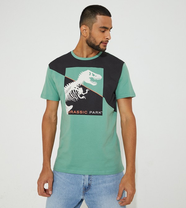 Aero Men Jurassic World Tee