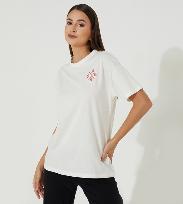Aero Solid Casual T-Shirt