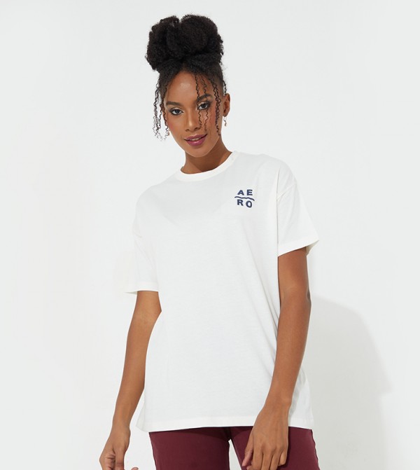 Aero Girls Boxy Fit Graphic T-Shirt