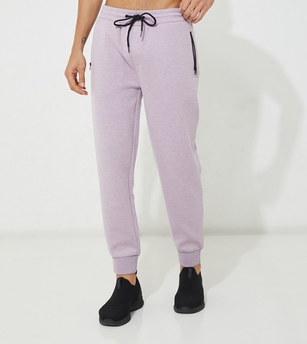 Aero Solid Ribbed Joggers