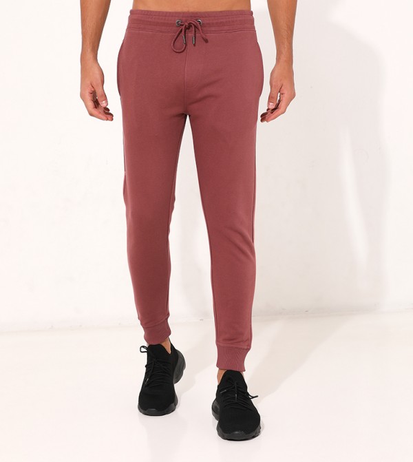 Aero Guys Solid Drawstring Waist Jogger