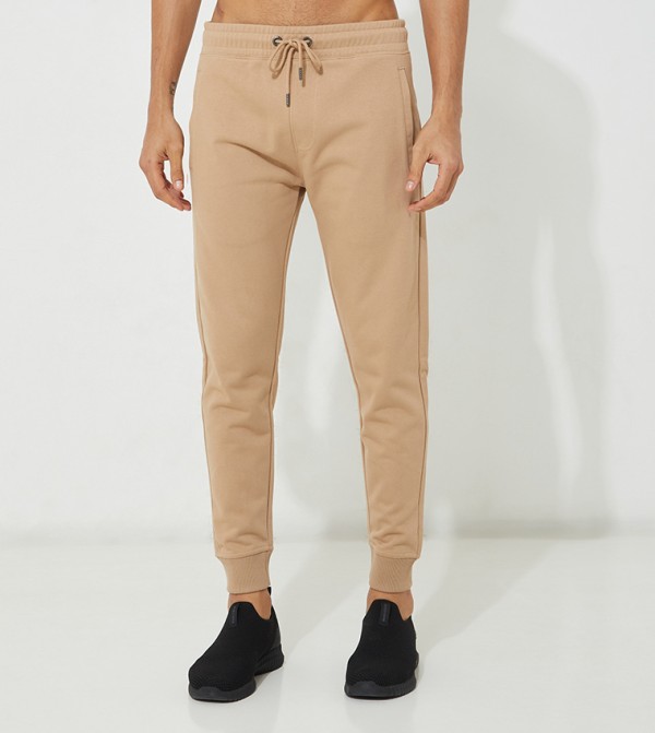 Aero Solid Ribbed Joggers