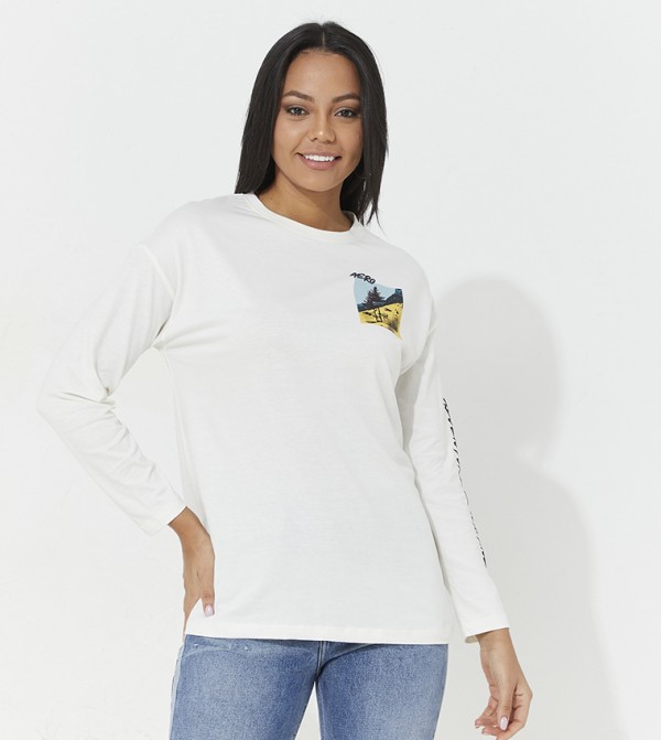 Aero Printed Casual T-Shirt