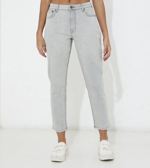Aero Girls Mom Fit Denim Pant