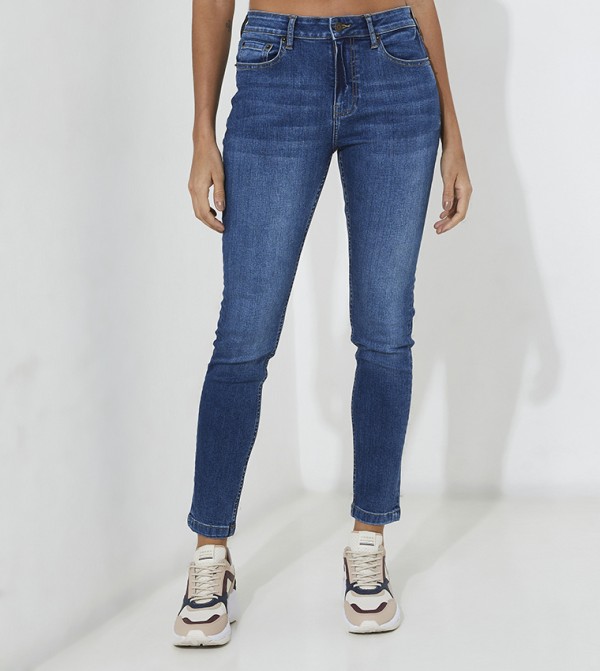 Aeropostale Jeans 2 Short Womens Regular Size Blue Denim High Rise Jegging  Logo 
