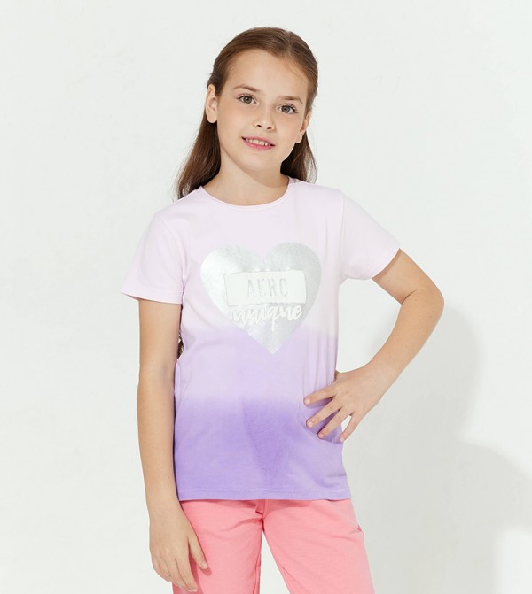 PS Girls Short Sleeves Knitted T-Shirt