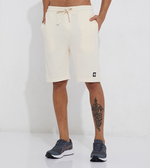 Aero Guys French Terry Drawstring Waist Shorts