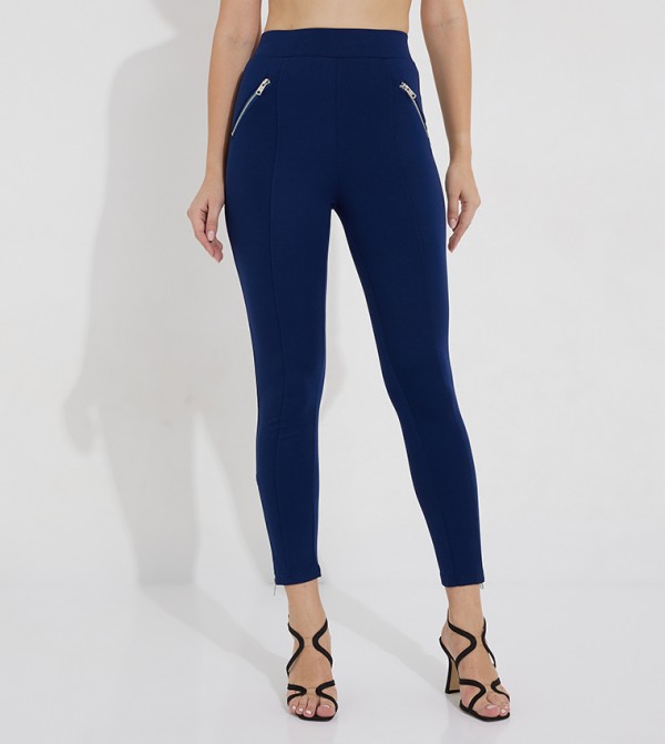 Aero Girls Zipper Detail Jeggings