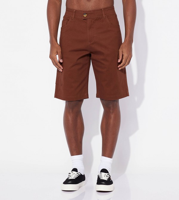 Aero Guy's Regular Fit Twill Stretch Carpenter Shorts