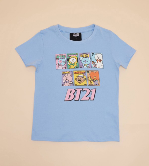 Girls BT 21 X Aero Short Sleeves T-Shirt