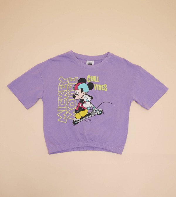 Girls Disney Micky Mouse X Aero Short Sleeves T-Shirt