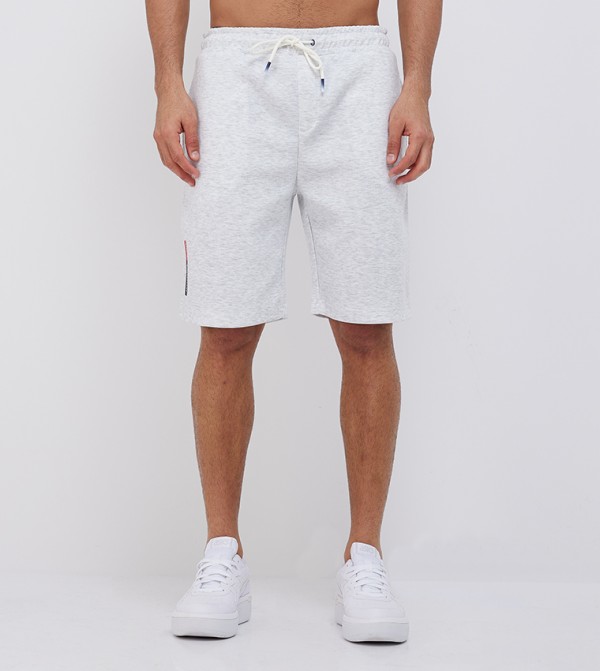 AERO Logo Printed Drawstring Waist Shorts