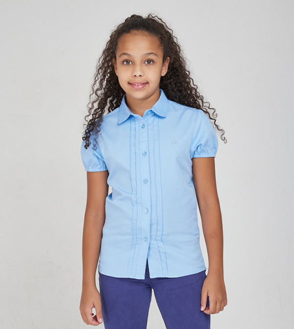Aero Girl Pintuck Detail Shirt