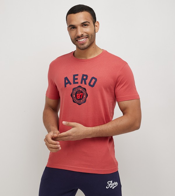 Aero Men's Logo Printed T-Shirt