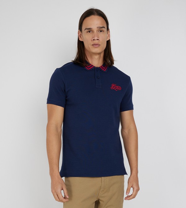 Aero Men's Logo Embroidered Polo T-Shirt
