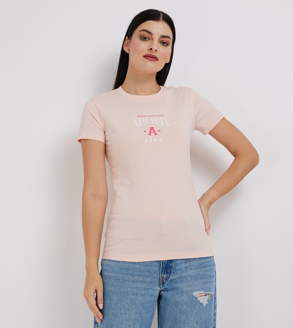 Aero Women Printed Short Sleeves T-Shirt