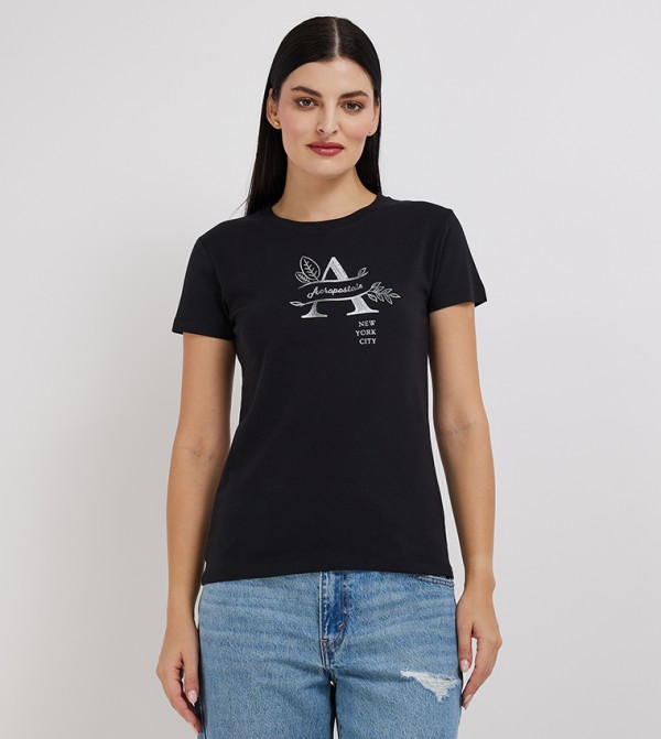 Aero Women Printed Regular Fit Top