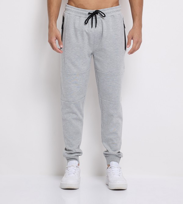 Aero Men's Elastic Waist Knitted Joggers