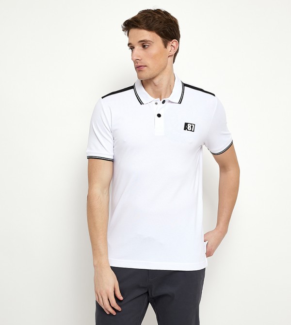 Aero Men's Logo Printed Polo T-Shirt