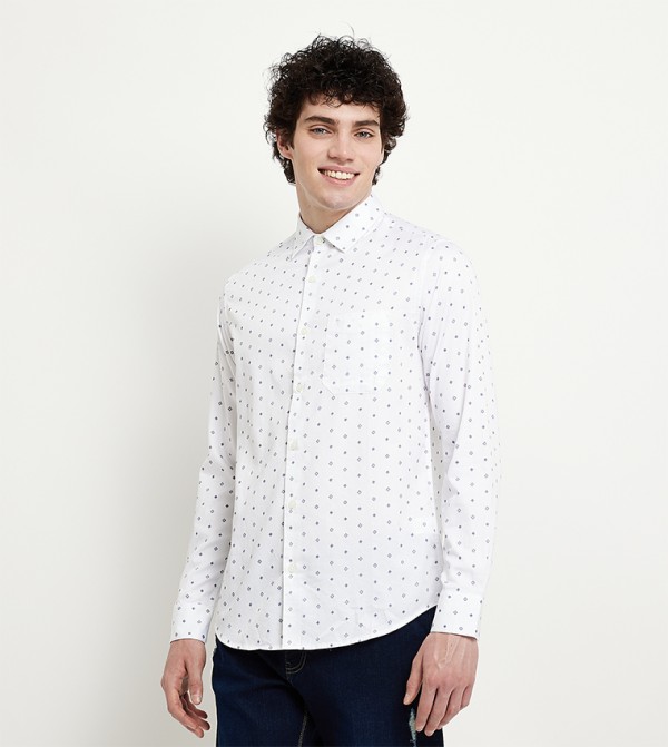 Aero Men's Printed Long Sleeves Shirt