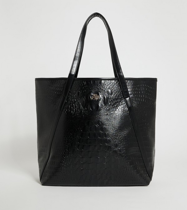 Aero Women's Croc Textured Tote Bag