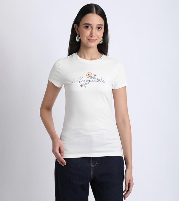 Aero Women Embroidered T-Shirt