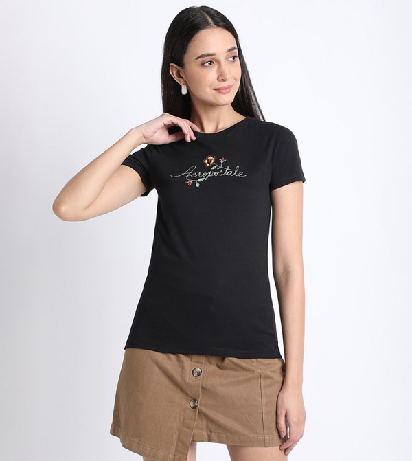 Aero Women Embroidered T-Shirt