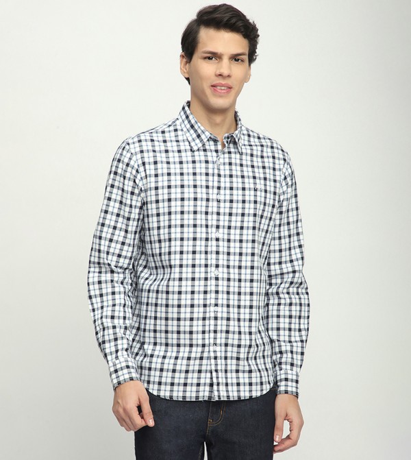 Aero Men's Plaid Long Sleeves Shirt