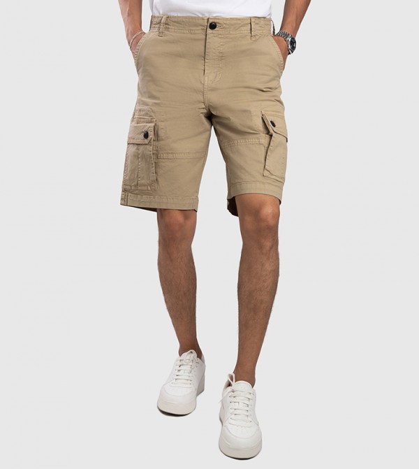 Aero Men's Mid Rise Cargo Shorts