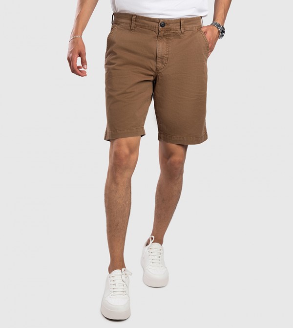 Aero Men's Mid Rise Chino Shorts