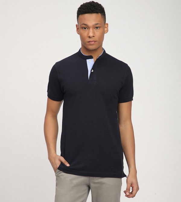 Aero Men's Logo Embroidered Polo T-Shirt