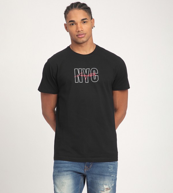 Aero Men's Logo Embroidered t-Shirt
