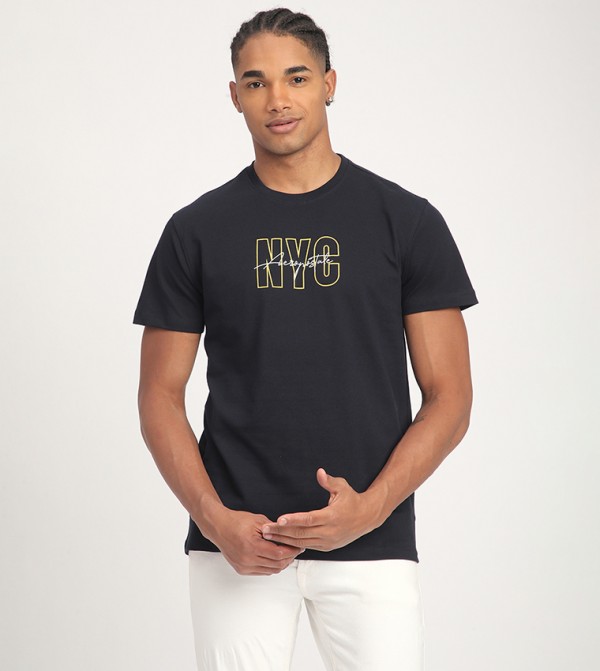 Aero Men's Logo Printed Short Sleeves T-Shirt