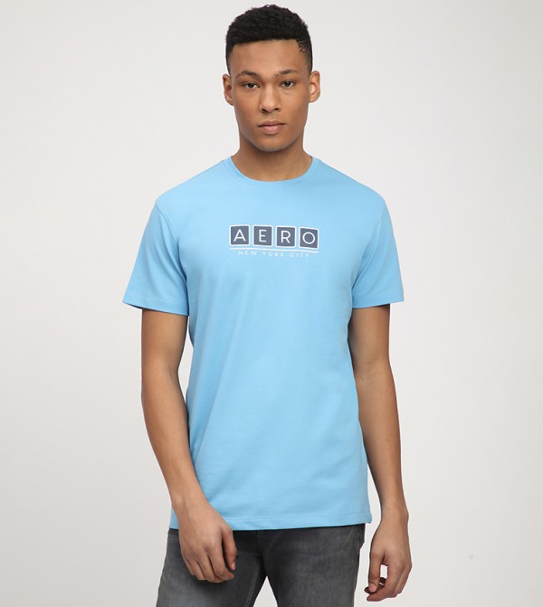 Aero Men's Logo Printed Short Sleeves T-Shirt