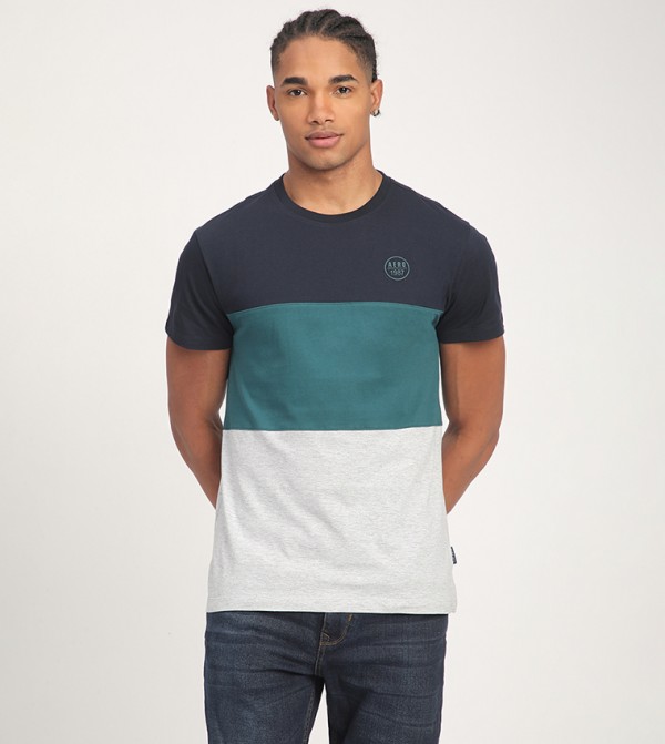 Aero Men's Color Block Short Sleeves T-Shirt