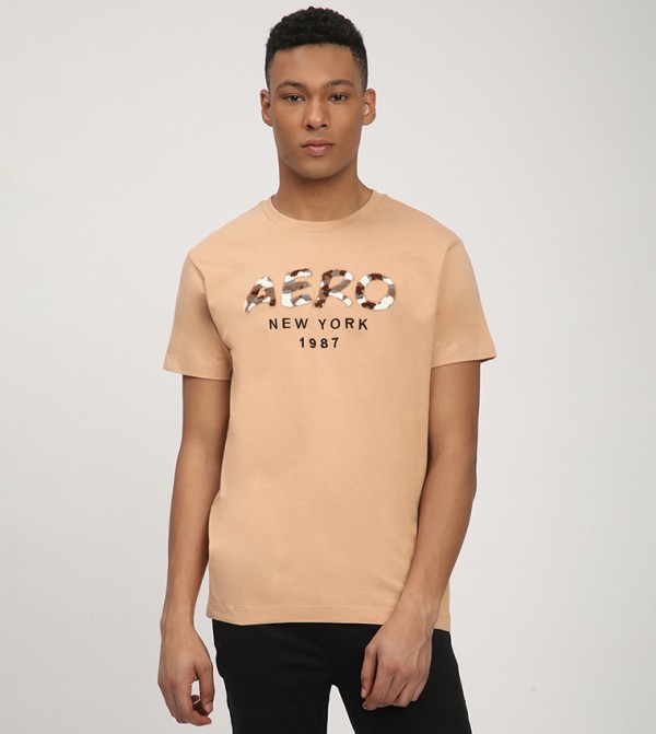 Aero Men's Logo Printed Short Sleeves T-Shirt