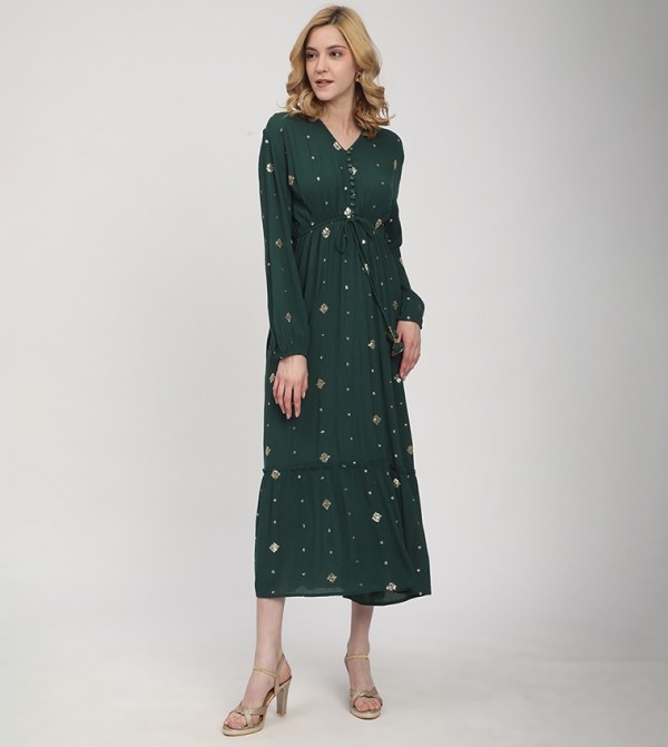 Aero Women's Sequined Midi Dresses