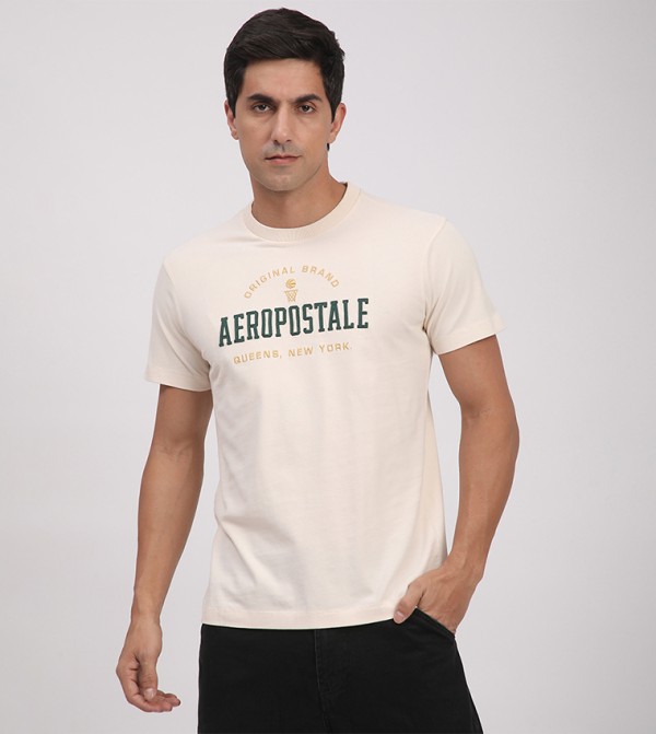 Aero Men's Logo Embroidered T-Shirt