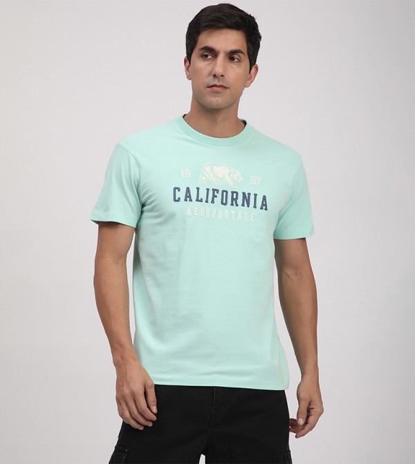 Aero Men's Logo Embroidered T-Shirt