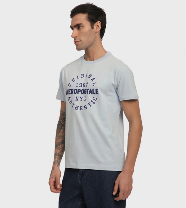 Aero Men's Logo Embroidered T-Shirt