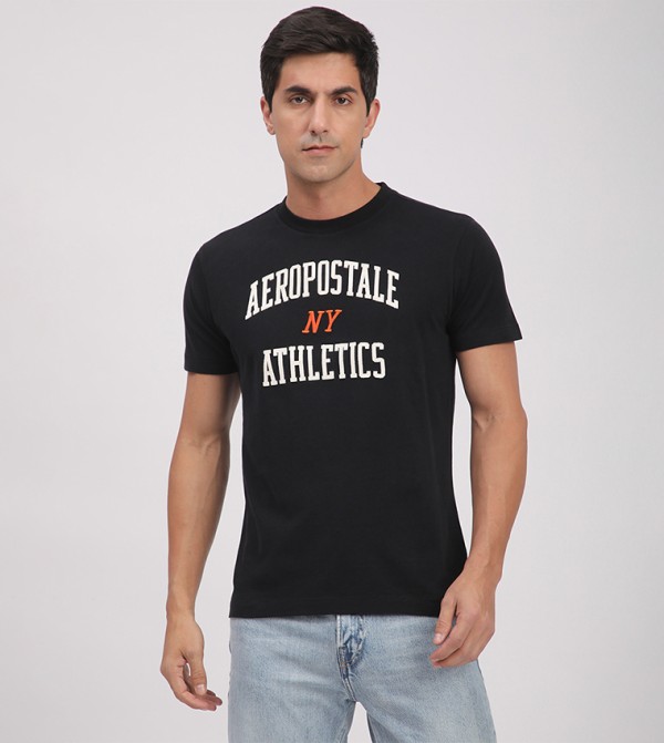 Aero Men's Logo Embroidered T-Shirt