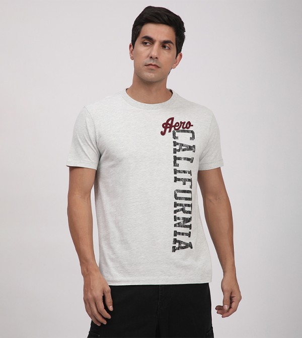 Aero Men's Logo Embroidered T-Shirt