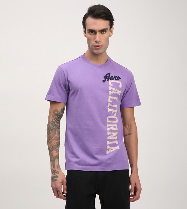Aero Men's Logo Embroidered T-Shirt
