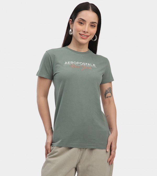Aero Women's Logo Embroidered T-Shirt