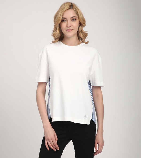 Aero Women's Striped Short Sleeves T-Shirt