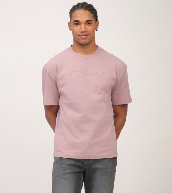 Aero Men's Logo Detail Crew Neck T-Shirt