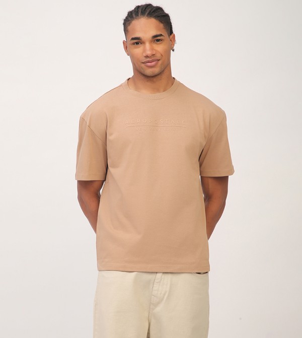 Aero Men's Logo Detail Crew Neck T-Shirt