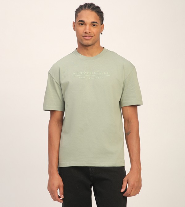 Aero Men's Logo Detail Crew Neck T-Shirt